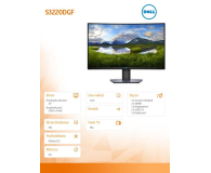 Dell S3220DGF Gaming Curved - 547364 - zdjęcie 2